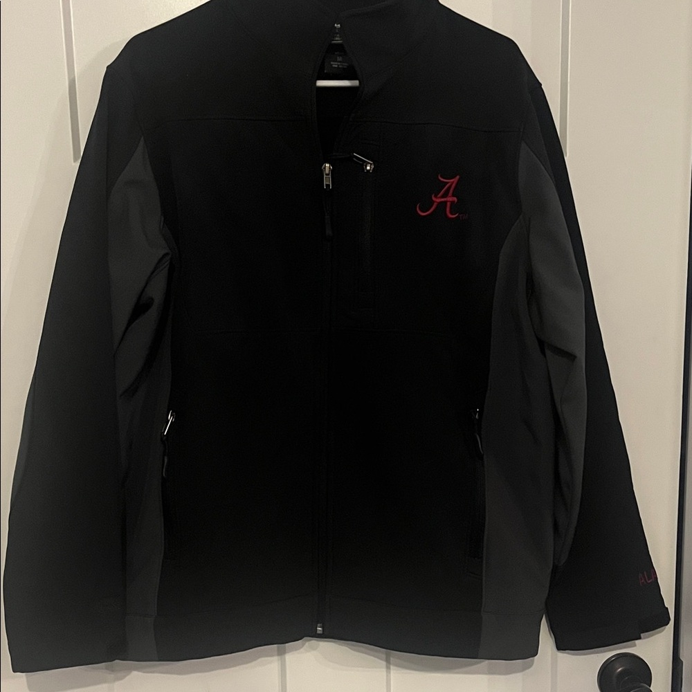 Alabama Men's Black and Gray Jacket